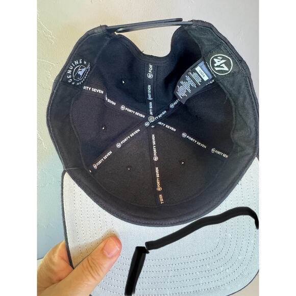 47 Brand Yankees Hitch Cap Black Mens One size fits all - Picture 8 of 10